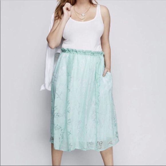 Lane Bryant Floral Skirt - Picture 1 of 3